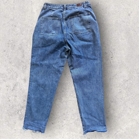 Simple Society Button Fly Paperbag Waist Jeans Size 9/29 - Picture 4 of 10